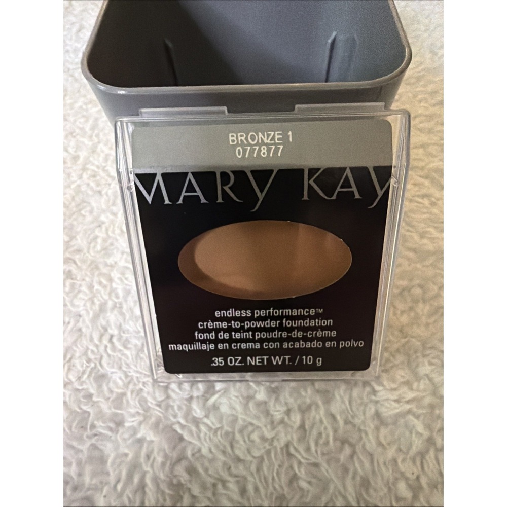 Mary Kay Endless Performance Creme to Powder Foundation BRONZE 1 Cream 077877